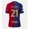 Barcelona Frenkie de Jong #21 Hemmatröja 2024-25 Korta ärmar